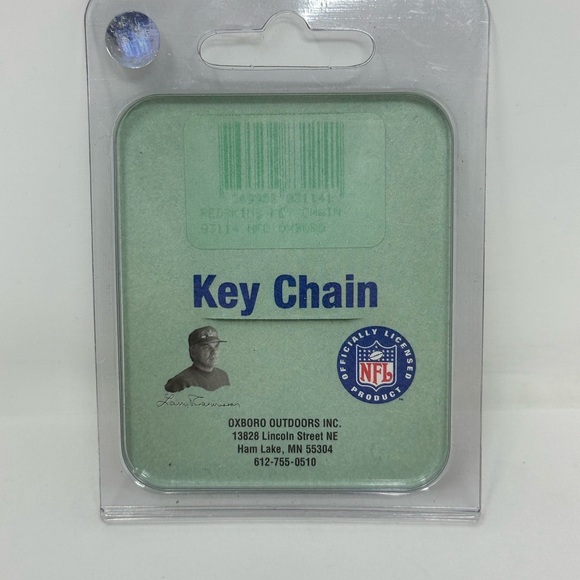 NEW! NFL Washington Redskins Team Logo Vintage Teardrop Spinner Keychain C9 - Picture 2 of 2